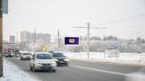 Реклама на призматроне на проспекте Академика Королёва, 15/1 в Омске