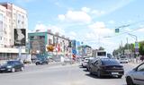Реклама на призматроне на проспекте Мира, 46 в Омске