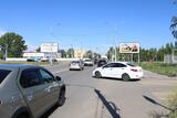 Реклама на призматроне на Ватутина, 25 в Омске